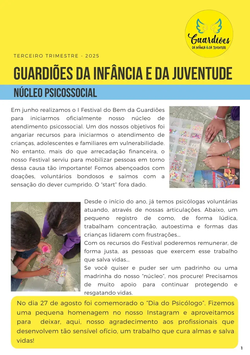 Capa da newsletter 3º Trimestre de 2025