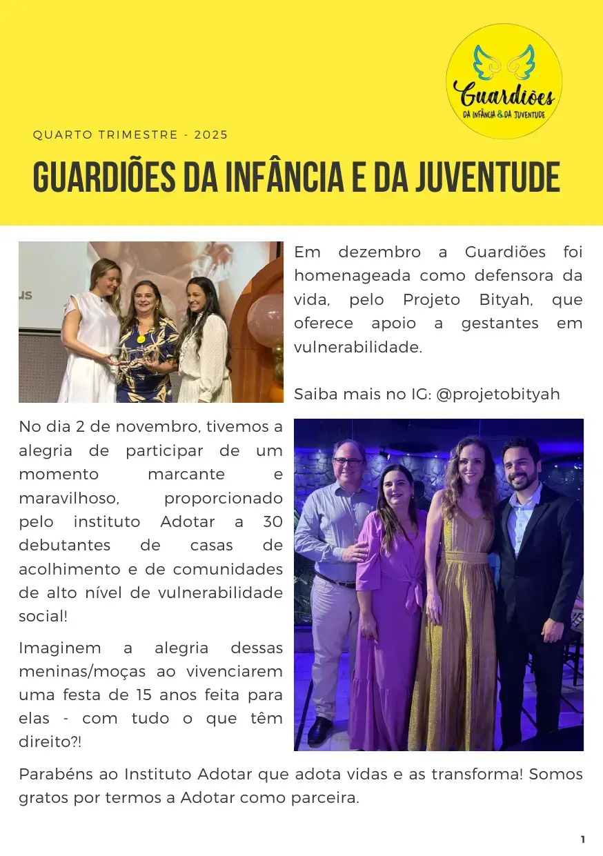 Capa da newsletter 4º Trimestre de 2025